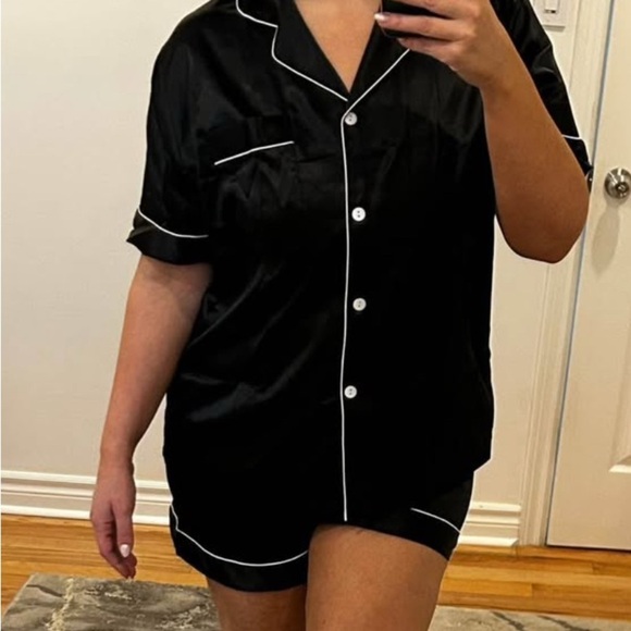 Black Women's Pajama Set - Picture 2 of 6